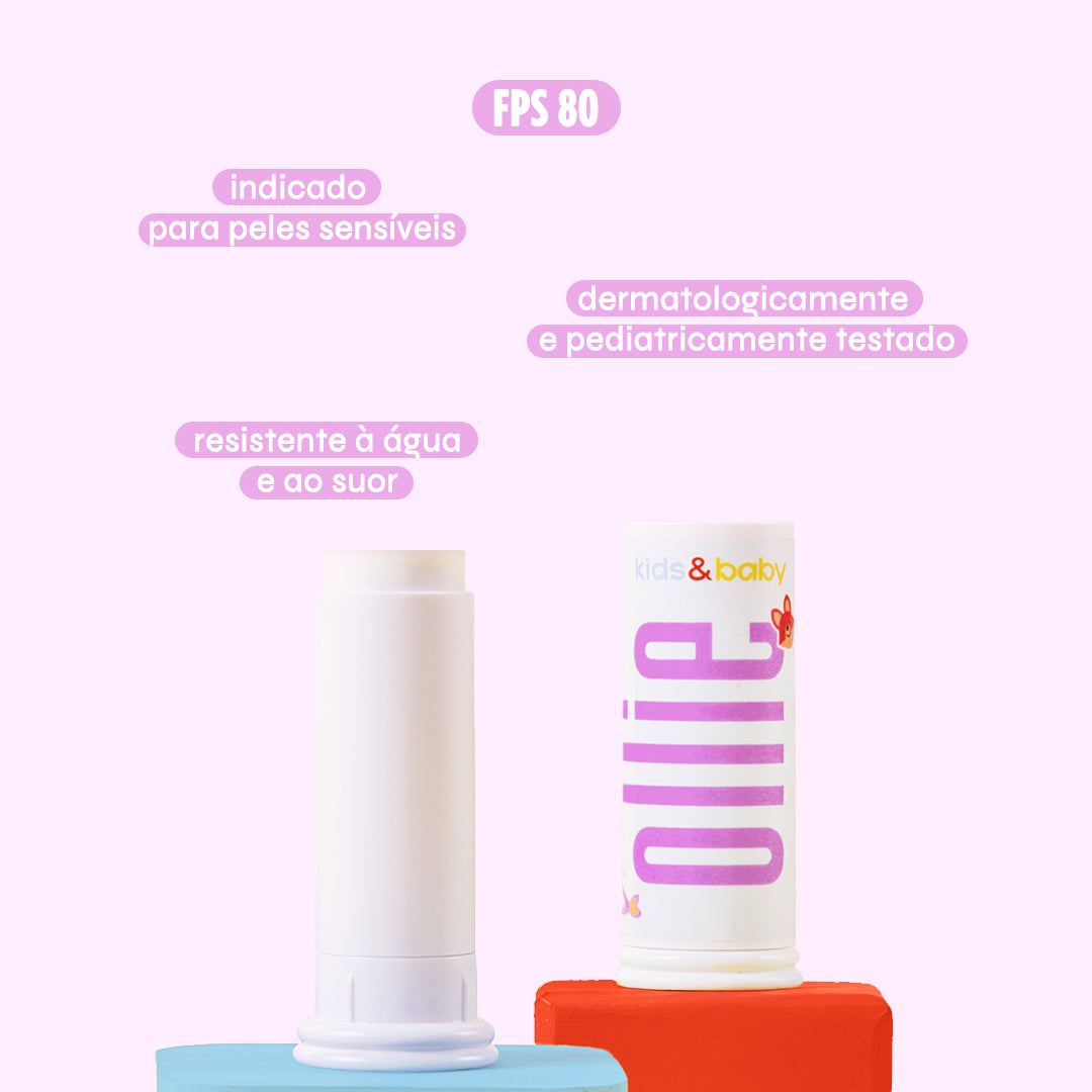Protetor Solar Infantil em Bastão Mineral FPS 80 FPUVA 30 - Imagem 2
